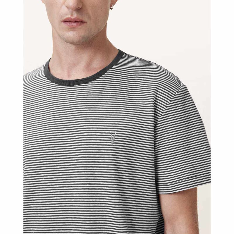 AllSaints Dillon Striped Crew Neck T-shirt image number 2